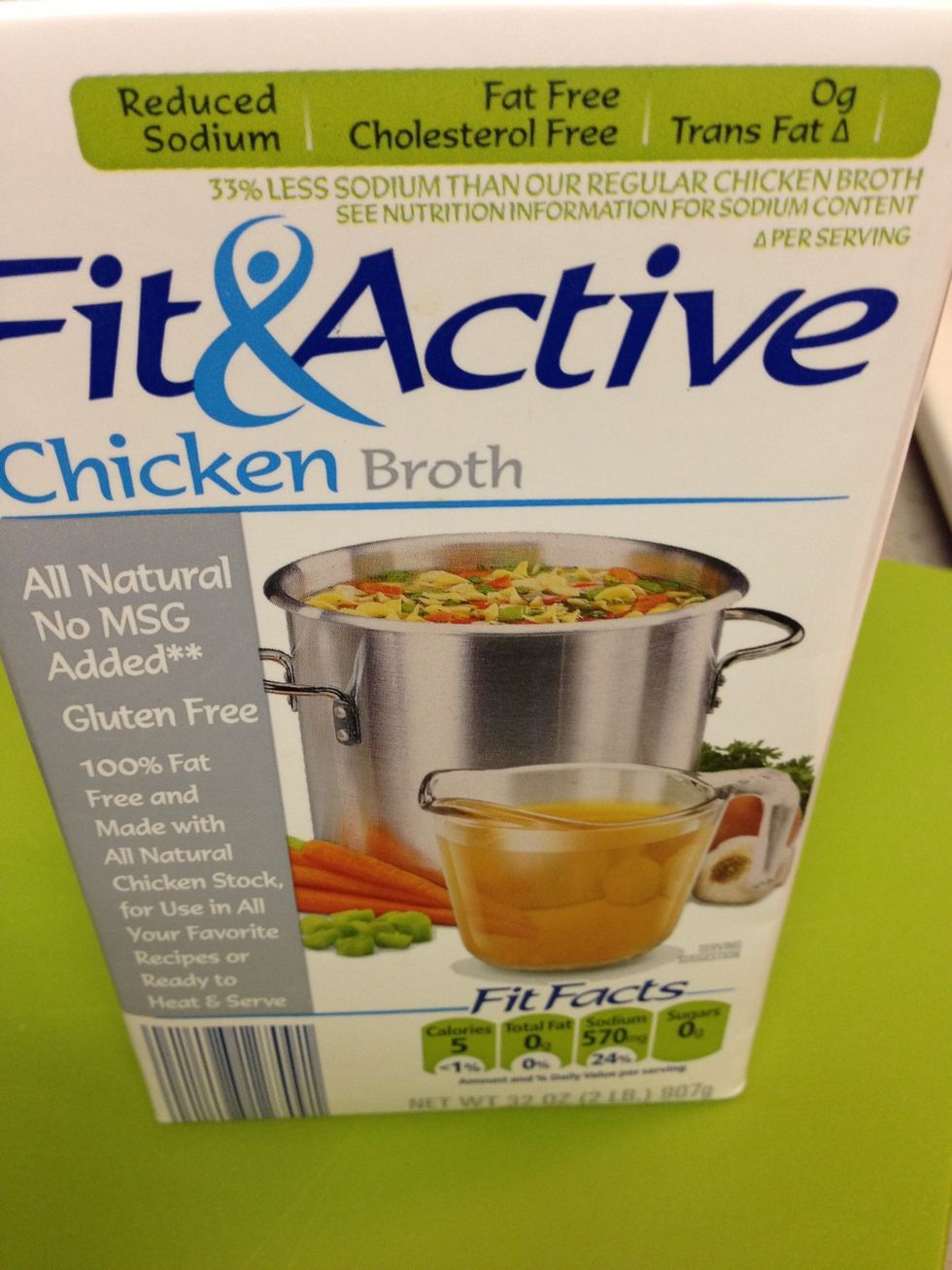 You can either make your own chicken broth or buy one