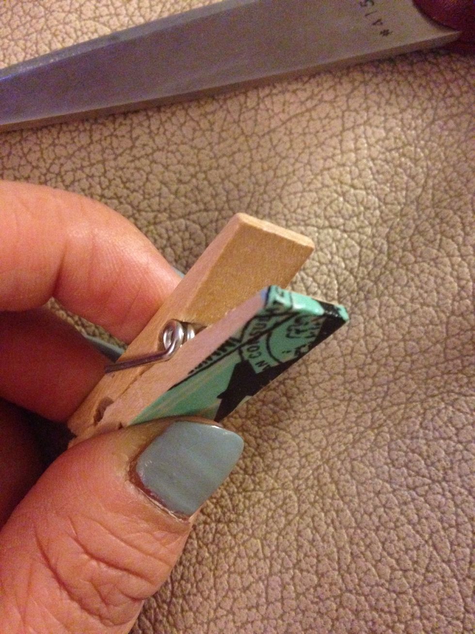 You can either trim edges or fold them over.