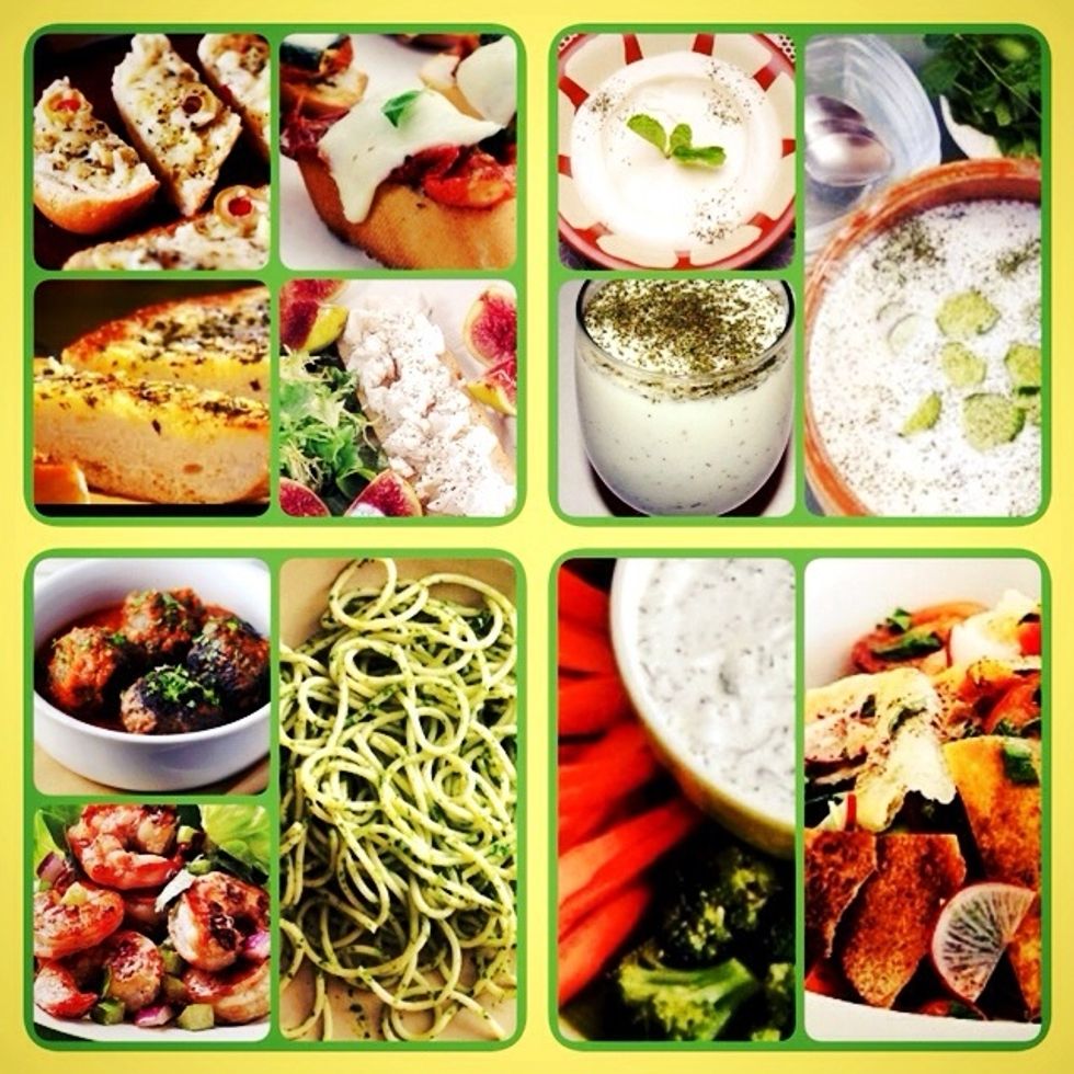 You can enjoy eating it with the food in the pictures.