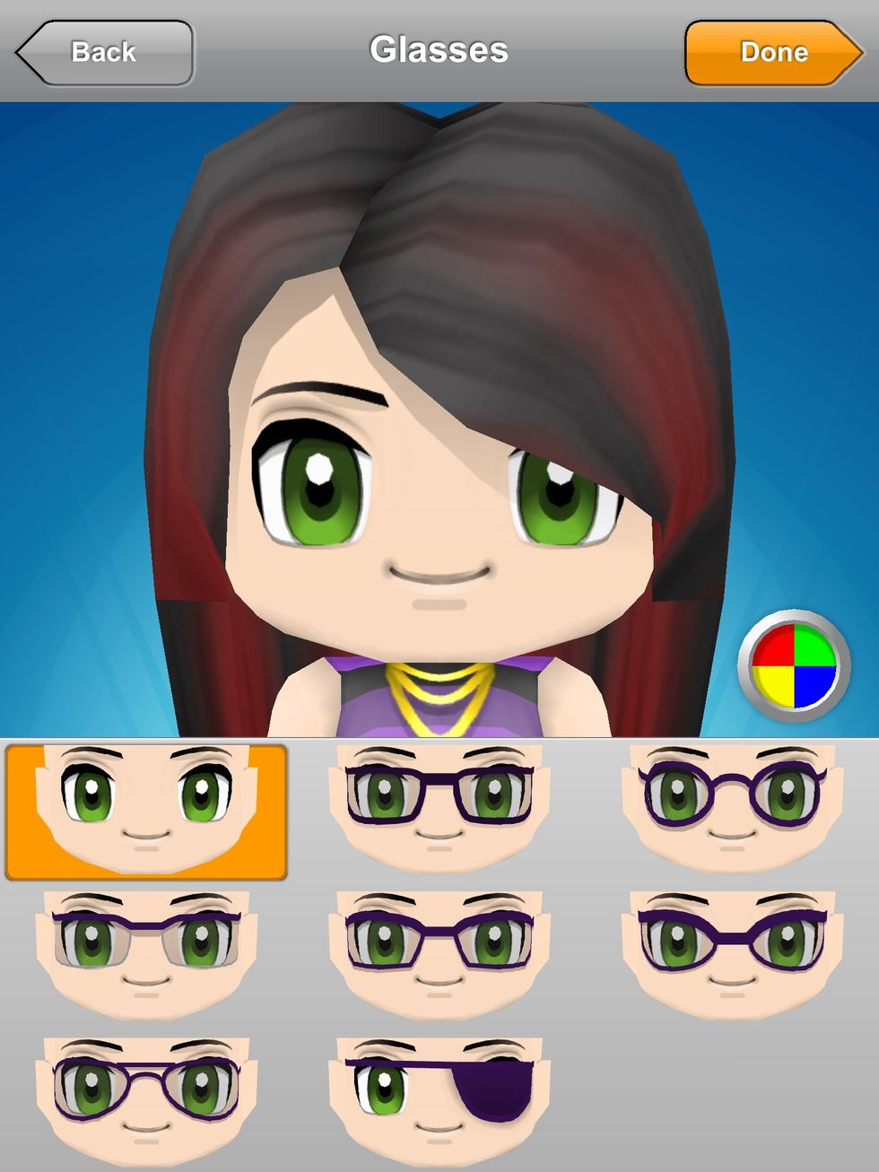 You can even add glasses!