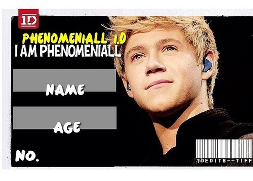 you can even make an official 1D I.D.