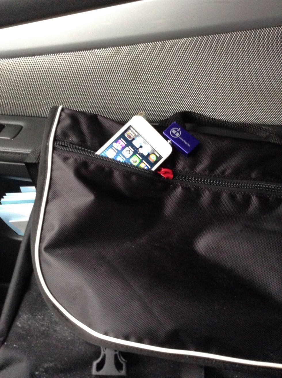 You can even put away your iPhone5 in your pocket, bag or purse for safe keeping. You music will play on your car radio.