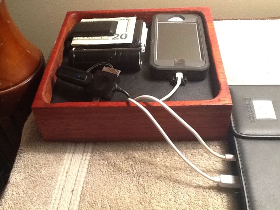 You can extend cables for iPad charger or you can tuck them away if they are not needed.