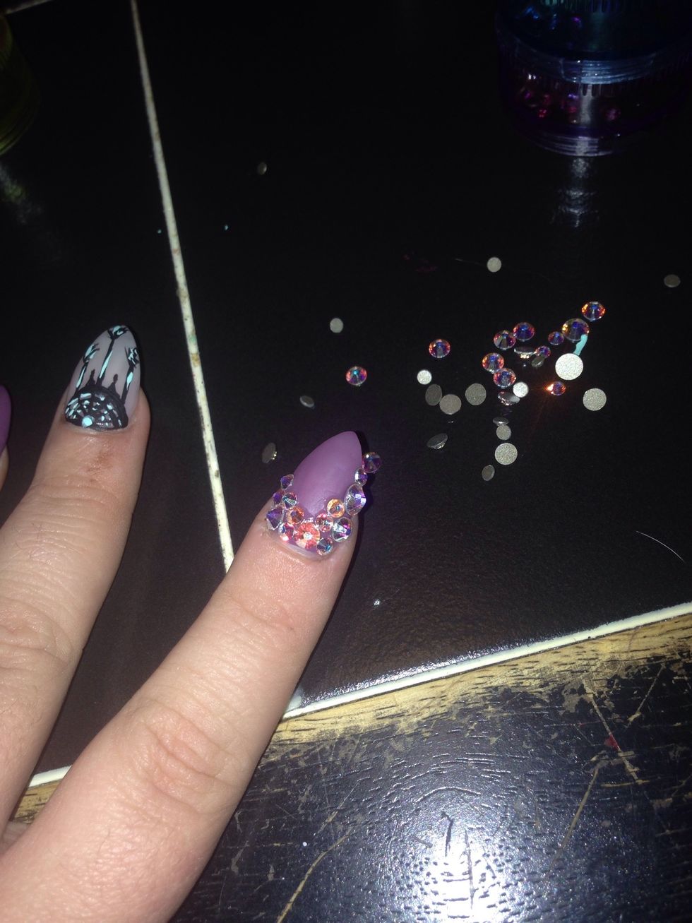 You can find these crystals at hobby lobby, Michael's or Joannes in the bead section they cost anywhere from $5 to $10