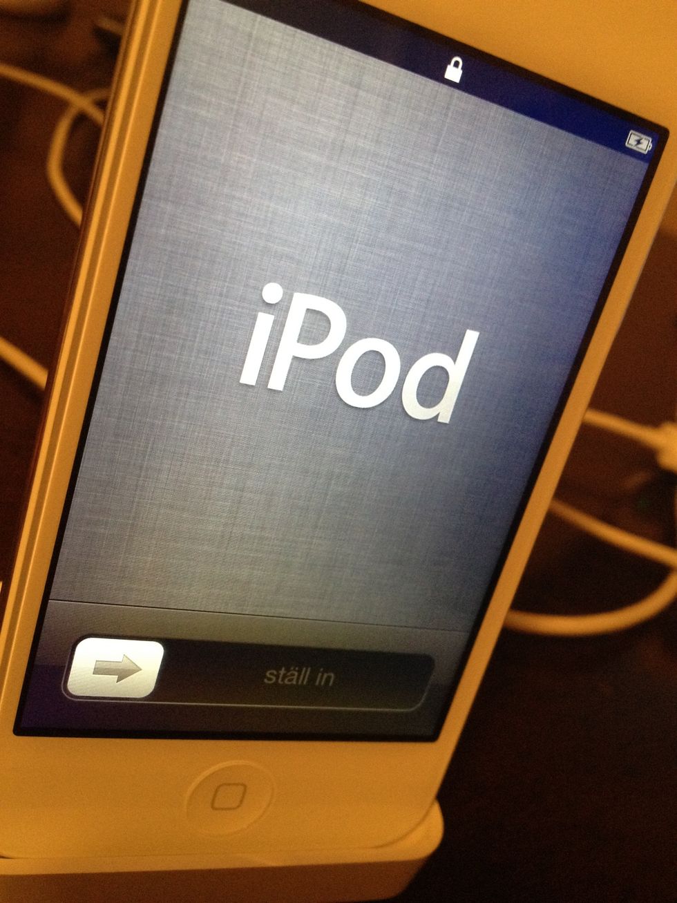 You can follow the prompts on the device to download the back up you created with iCloud.