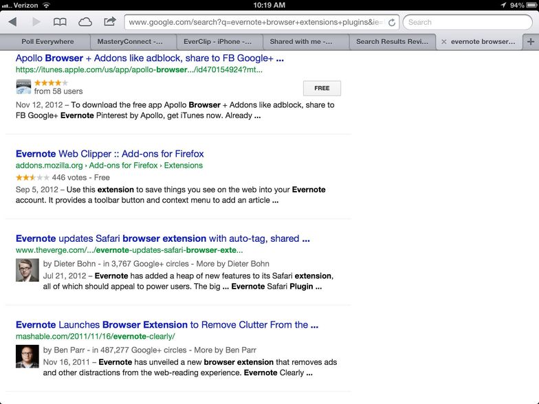 How To Use The Mobile App Evernote B C Guides