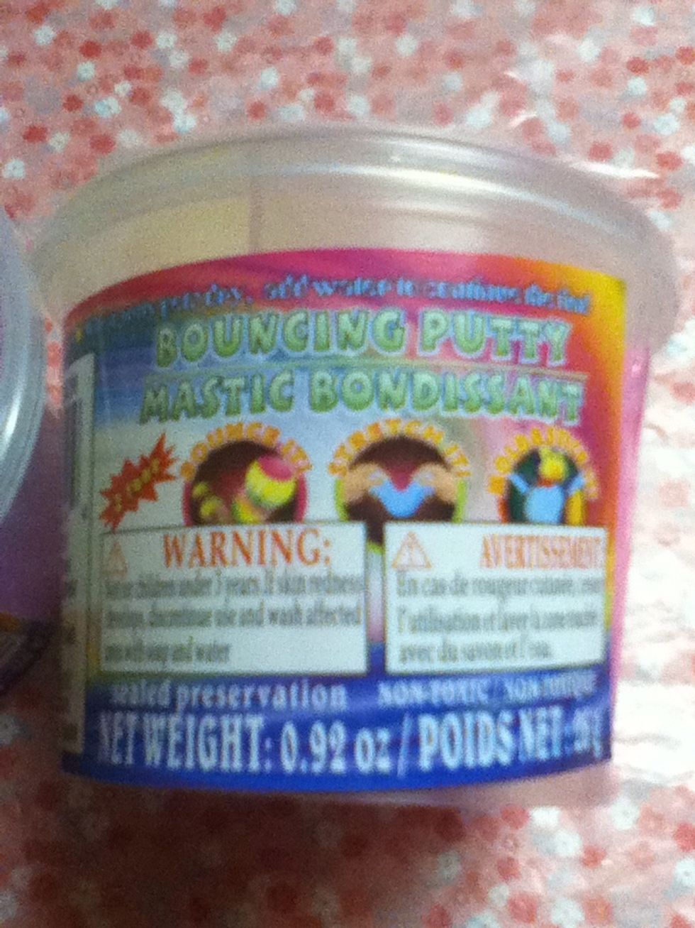You can get bouncy putty @ DollarTree or DollarTree.com