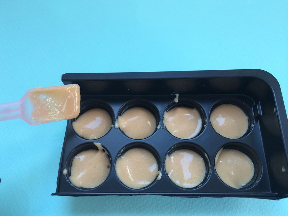 You can go back later and even them up if leftover batter