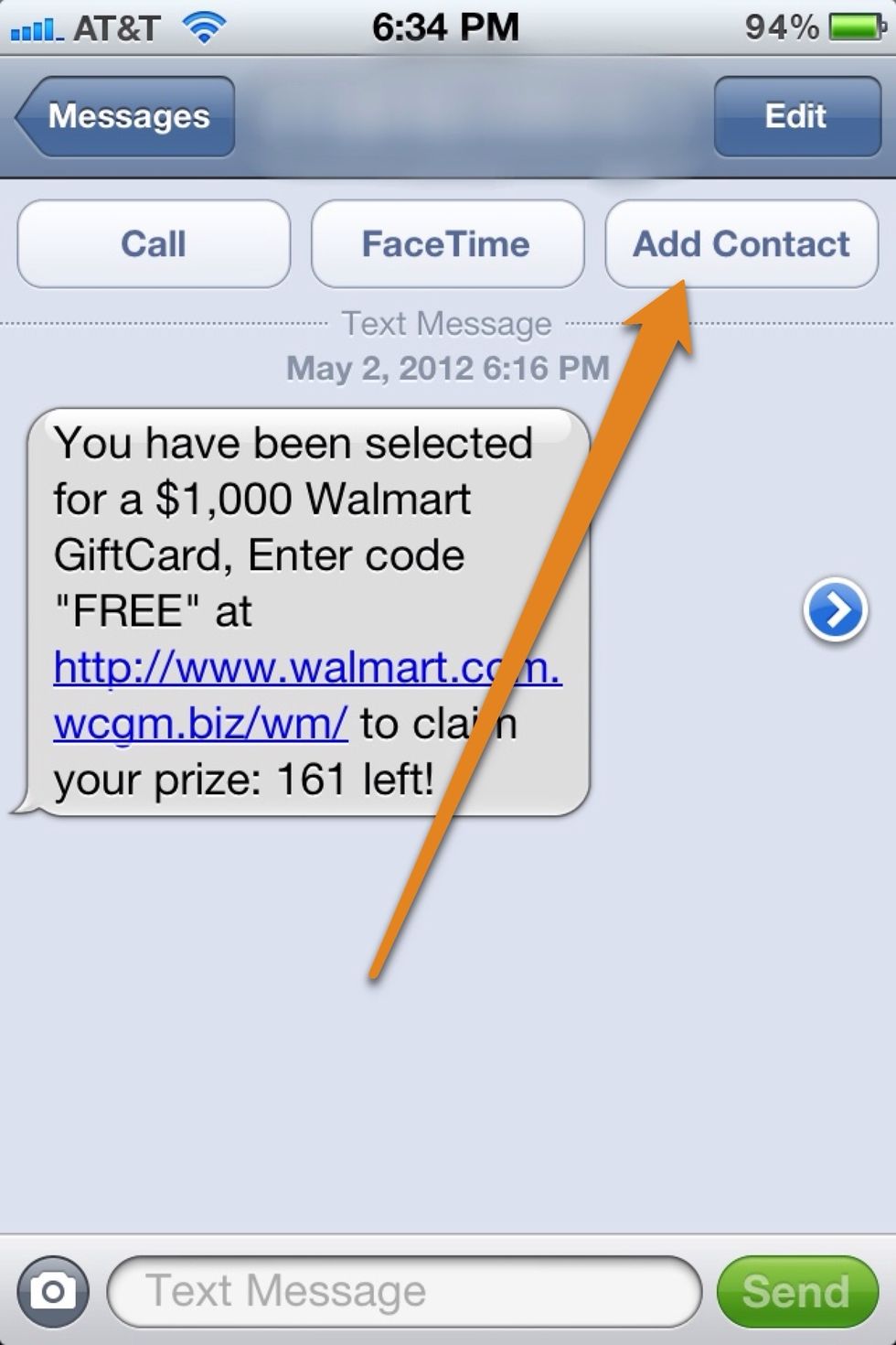 You can just type in the phone but it's faster to copy & paste it. To get to a copy-able field tap \u201cAdd Contact.\u201d (don't worry we won't actually save it)