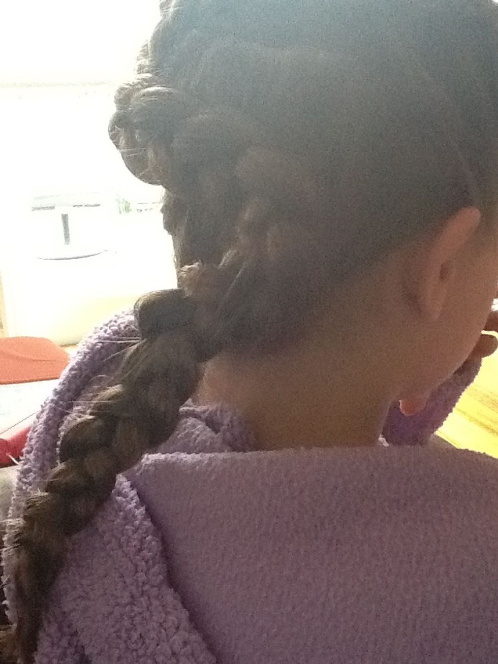 You can leave it down like that