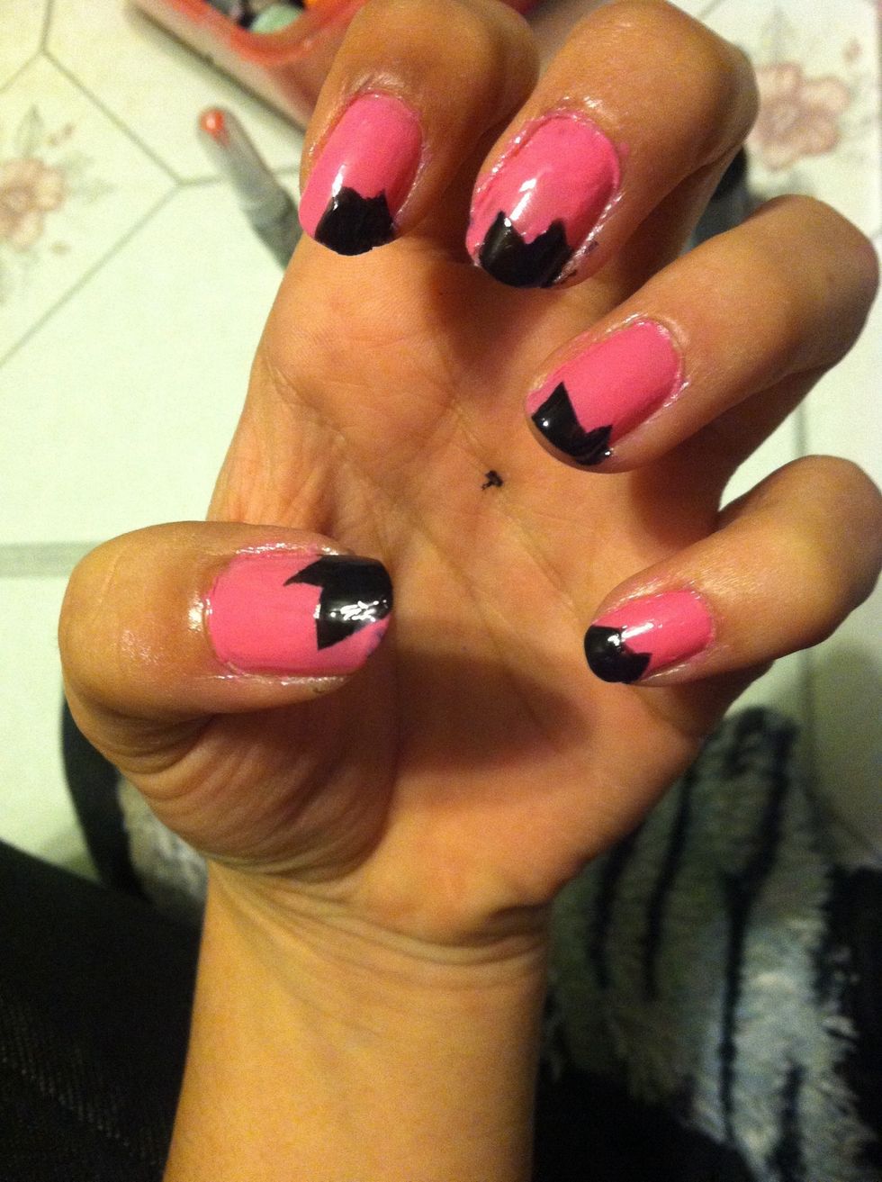 You can leave them like that or do the next step