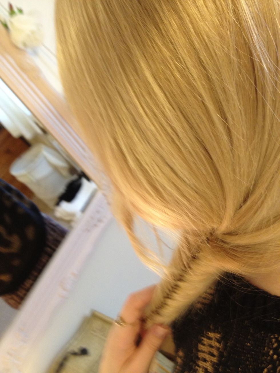 You can loosen and mess it up as much as you like - I braid mine tight because I prefer mine neat but you can braid looser for a different look