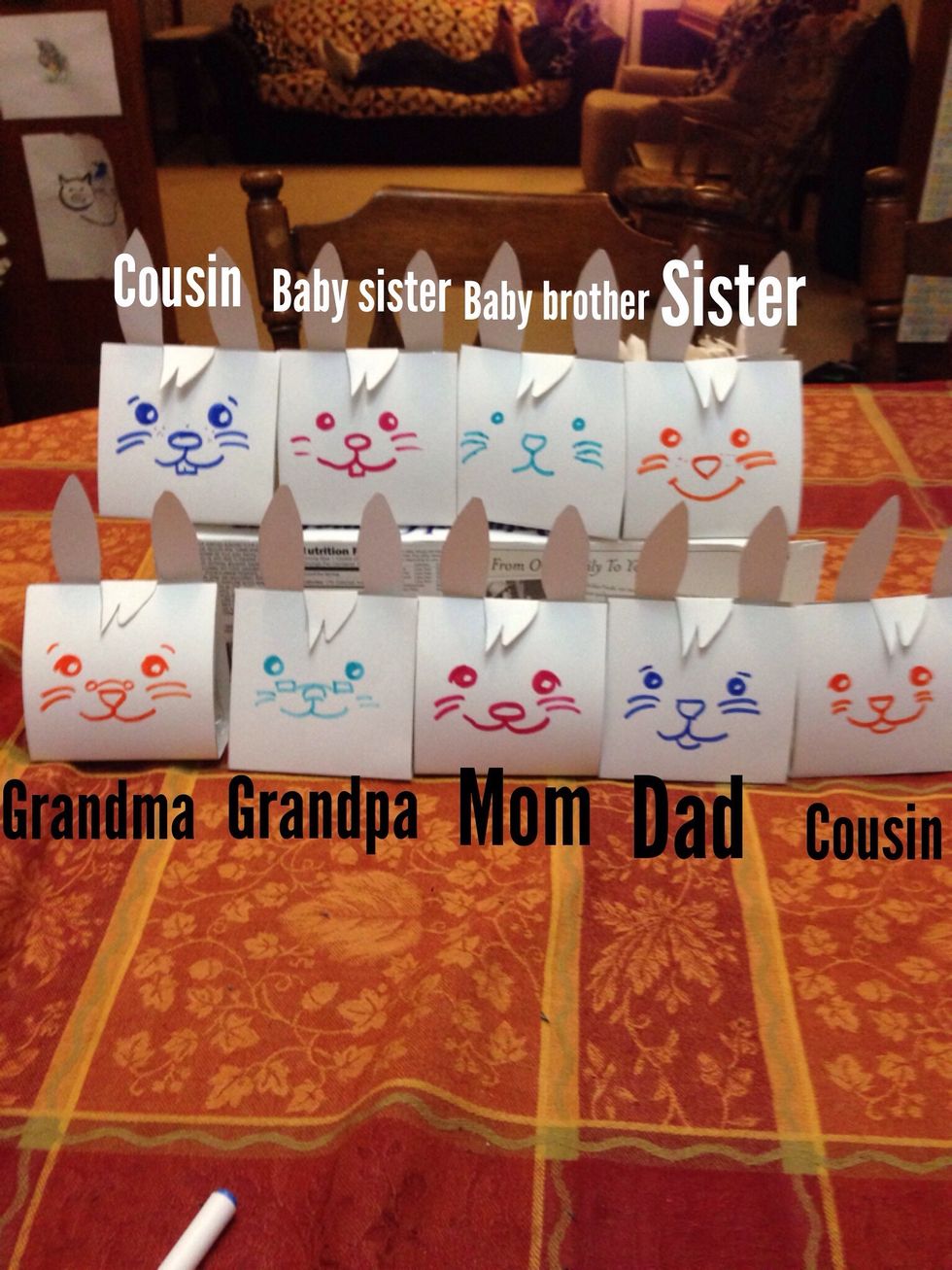 You can make a lot and made a bunny family!! Have fun and a Happy Easter!!