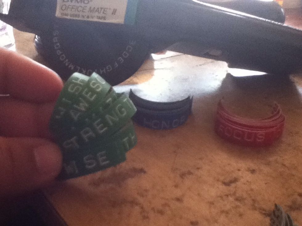 you can make any kind of fortune. I used a label maker because I write ugly. make about 32
