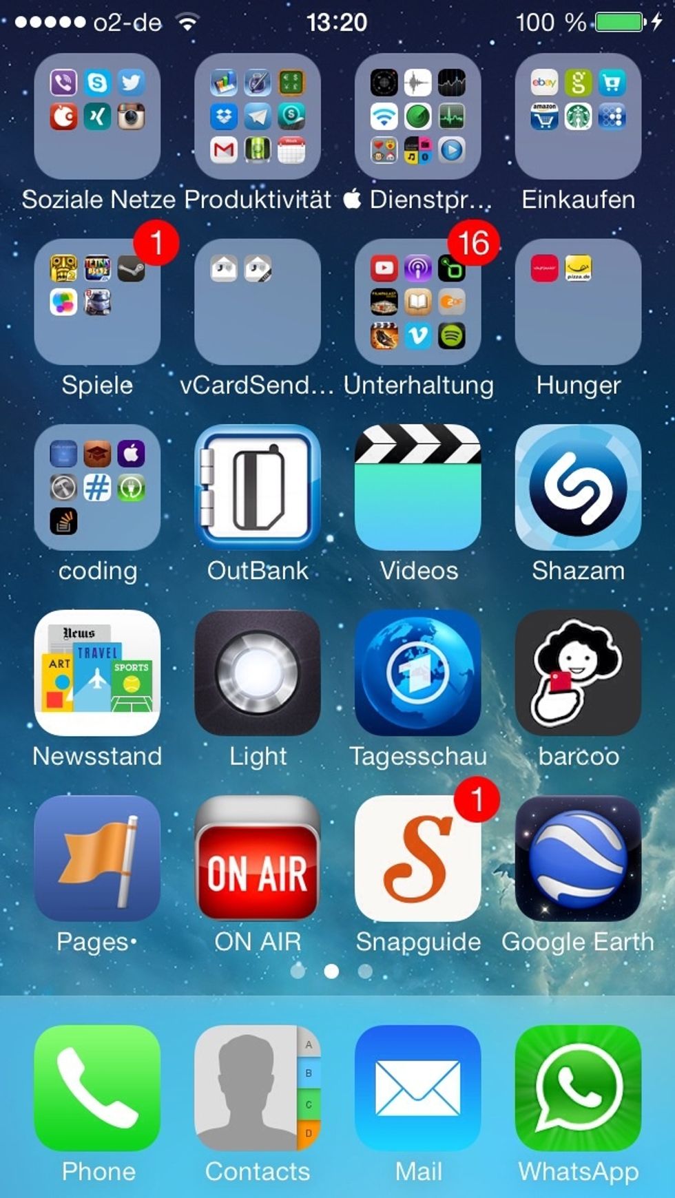 You can make folders to organize your apps. Just drag an app in top of another and it creates automatically a folder for you.