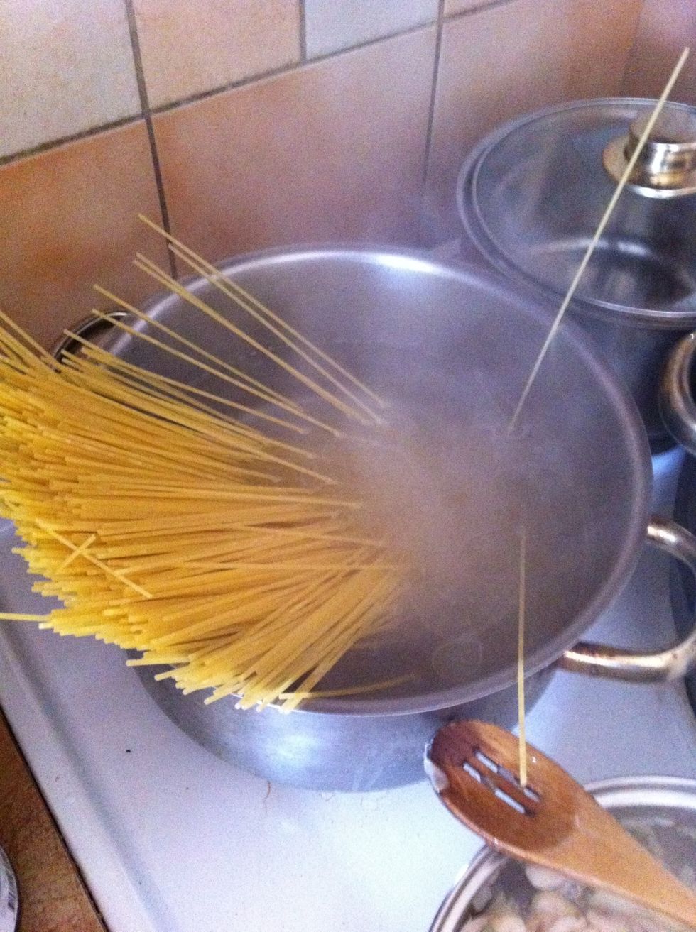 You can make the spaghetti as well