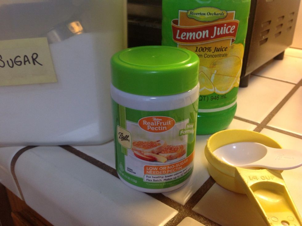 You can make this without the pectin, but I wanted to be sure it jelled, so I added it in.