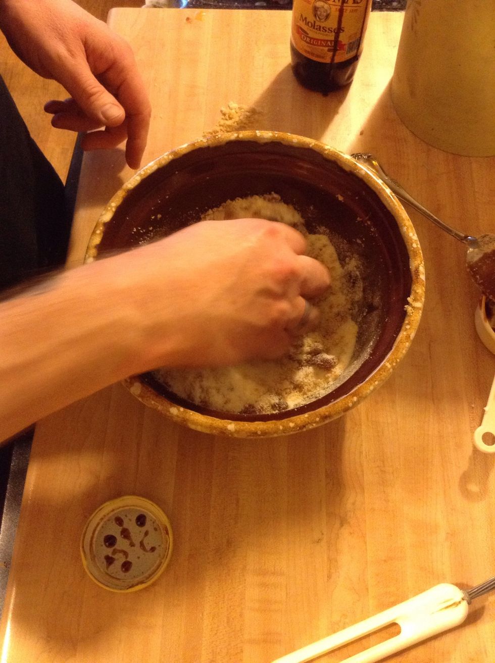 You can now mix with your hand!