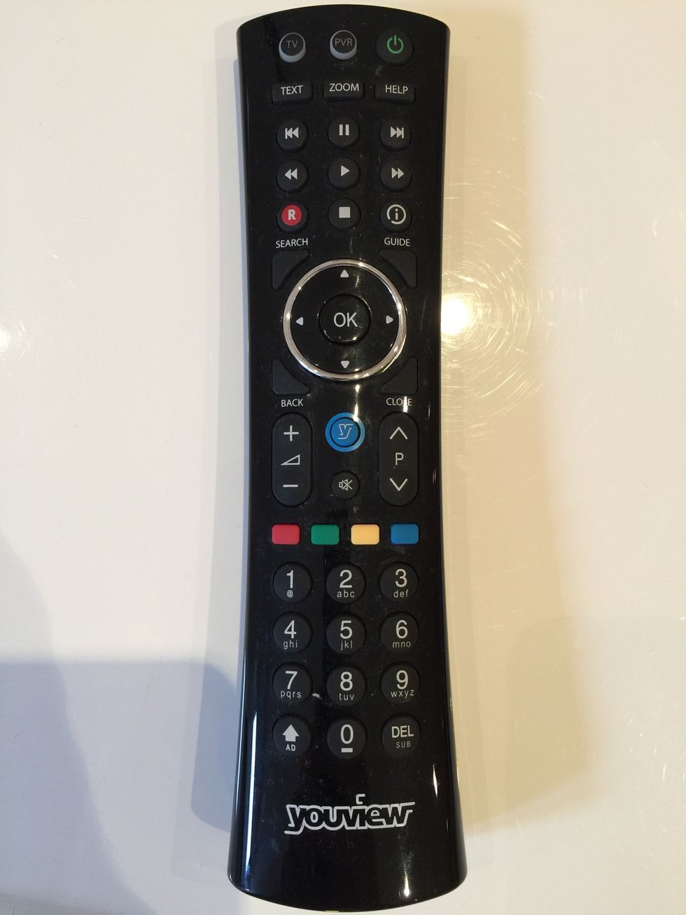 You can now use the YouView remote to change the channels.