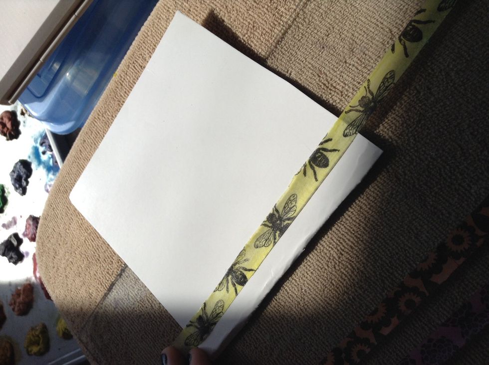 You can now use your very own tape where ever you desire! On greeting cards, art journals, etc. (: thanks for viewing! \ud83d\udc9c