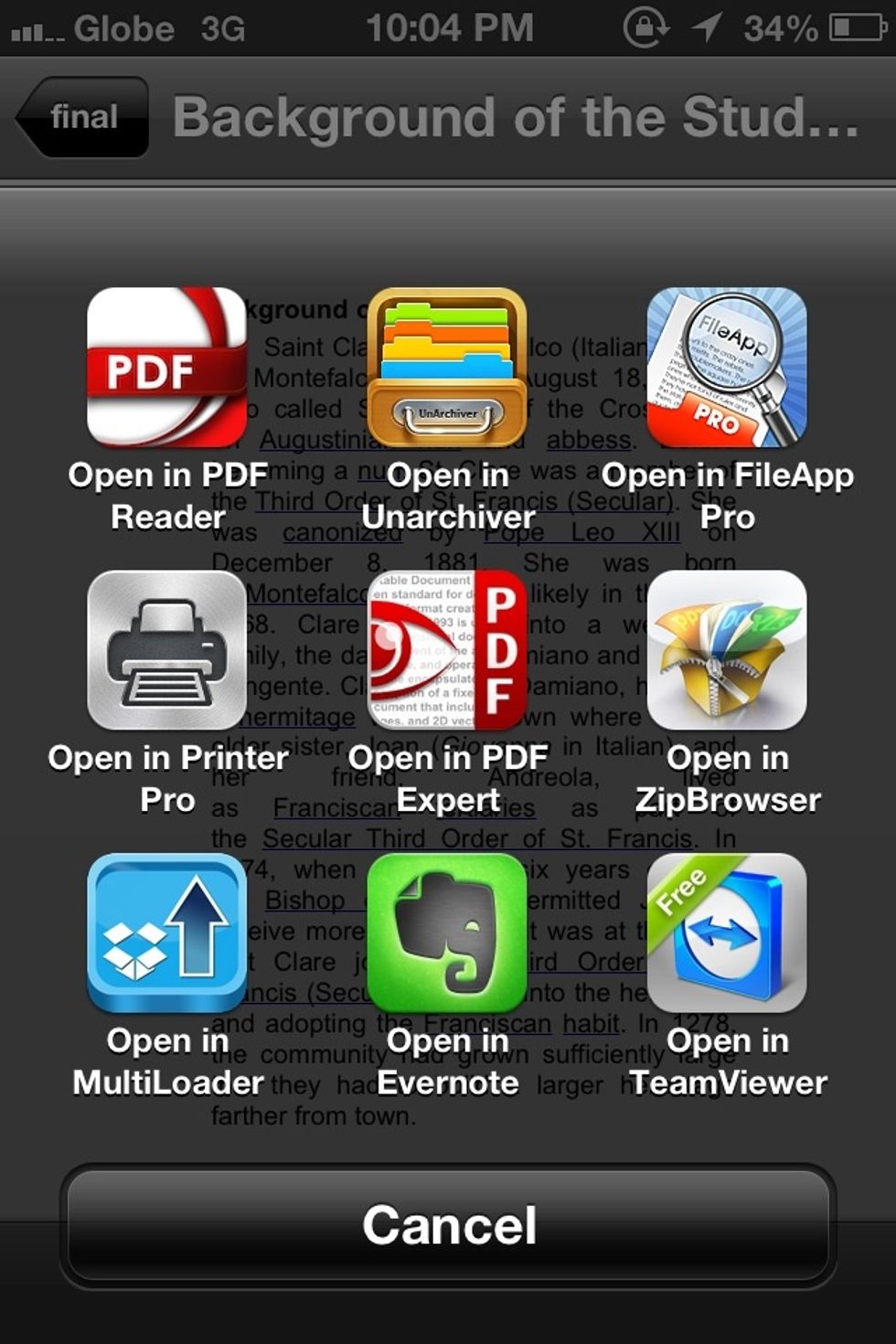 You can open the documents on your capable application.