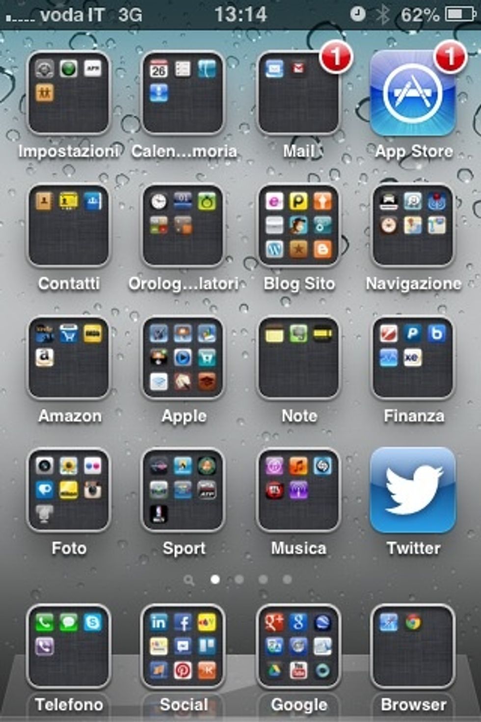 You can place your virtual button wherever you prefer on your home screen