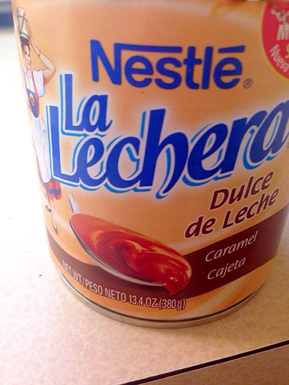 You can purchase ready can of dolce de leche (caramel)