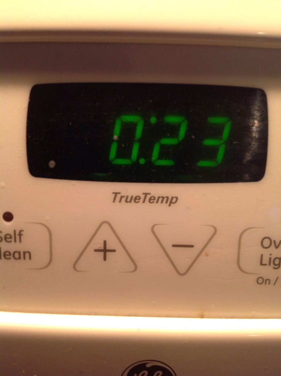 you can put it in the oven for 22-25 minutes.