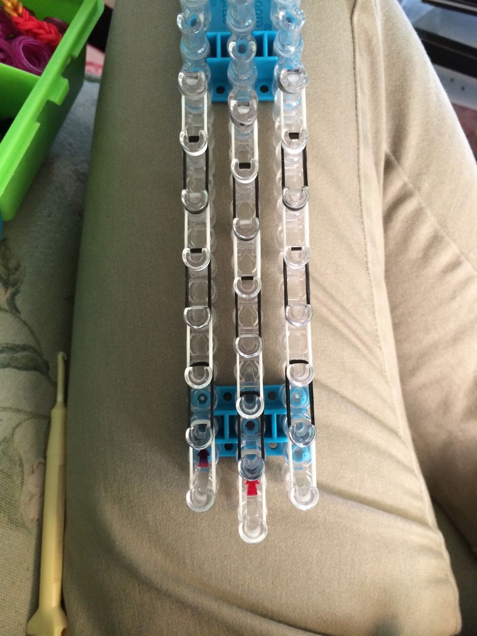 You can put the next 3 legs on your room at the same time.