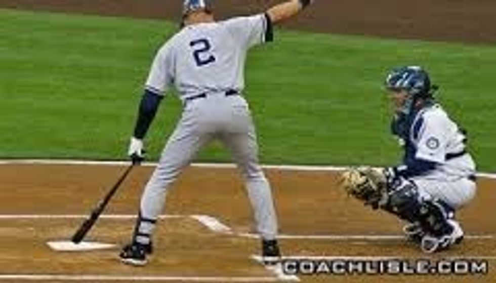 you can put your back hand up just like in this picture if you want more time to get ready and the umpire will make sure the pitcher does not pitch in till you are ready.