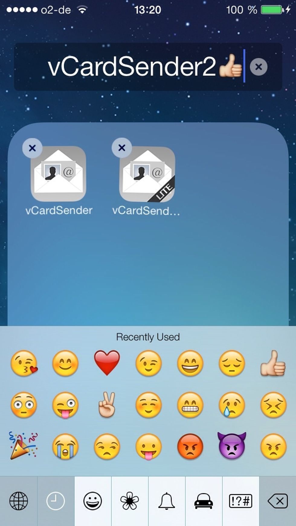 You can rename the folders... also with some Emoji's.