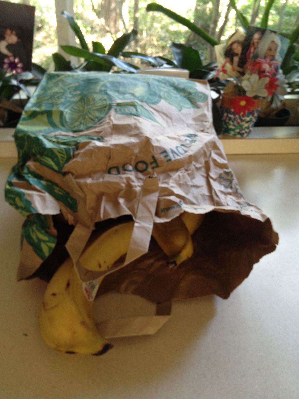You can ripen the fruit by sticking it in a paper bag.