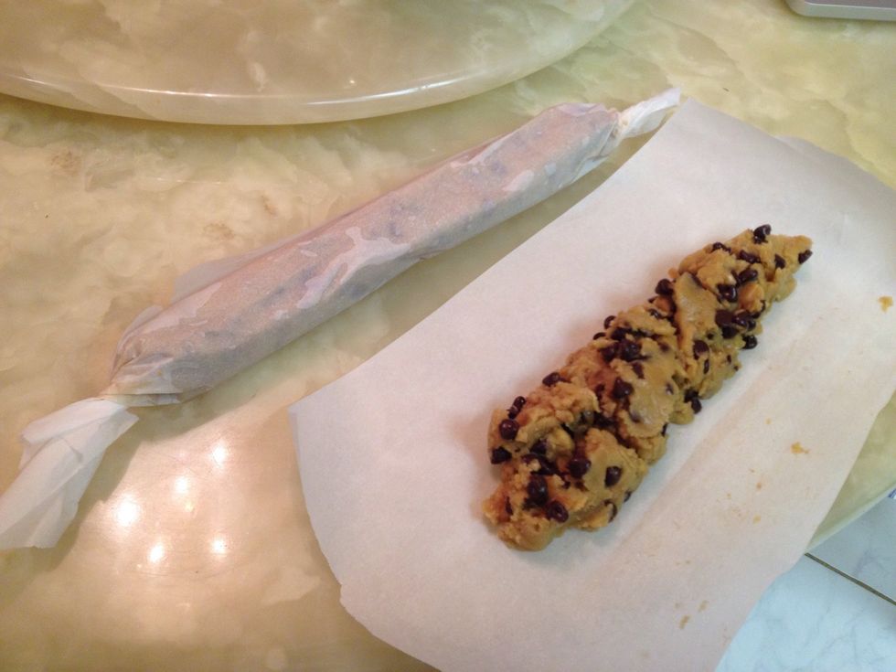 You can roll leftover cookie dough into logs and freeze for easy slicing and baking when the cravings hit. Use parchment paper or saran wrap and wrap it up tight!