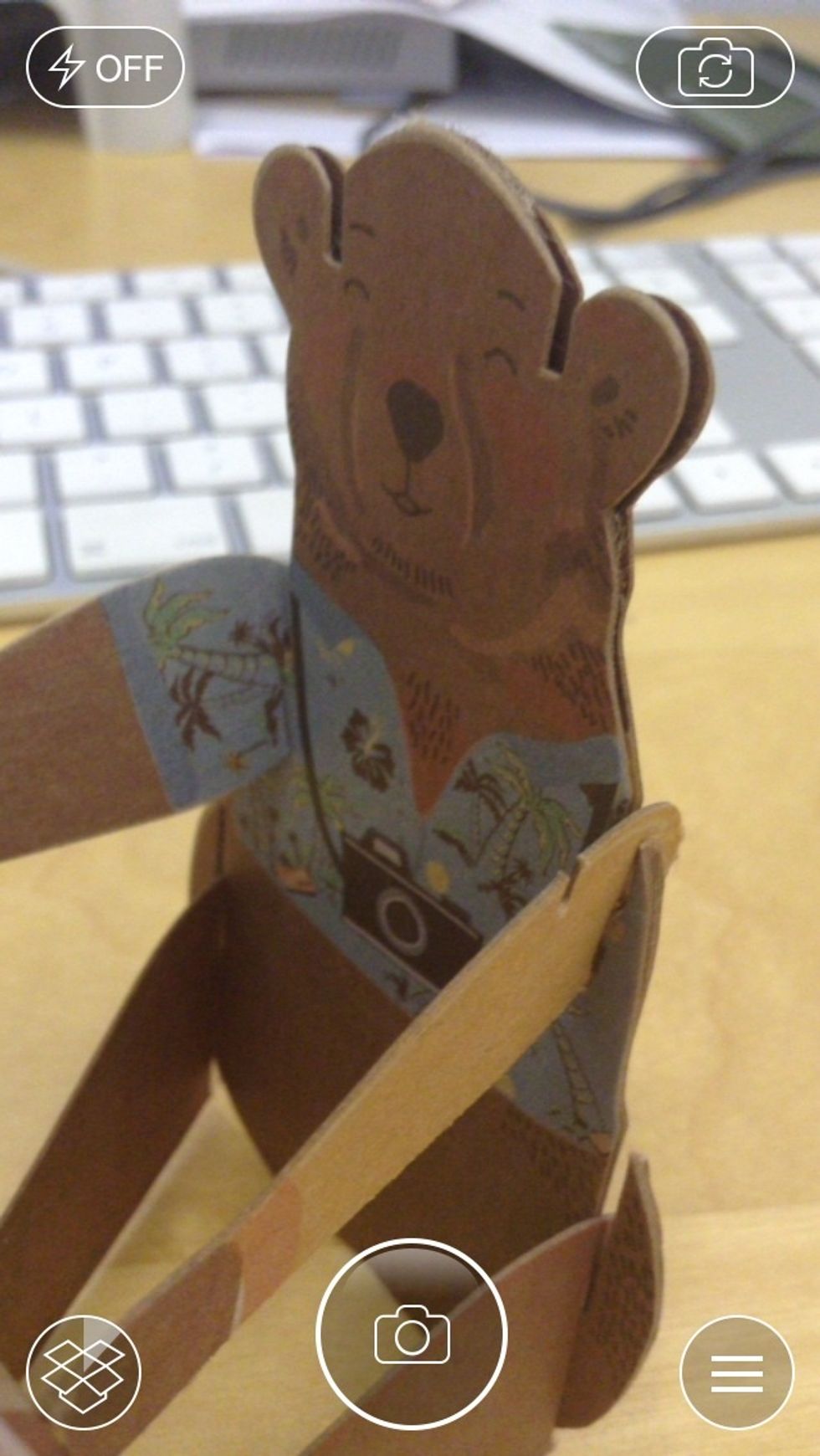 You can see when your snaps are uploading in the bottom-left. A tick will appear when they have finished. Enjoy!