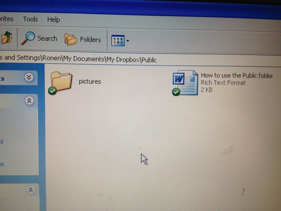 You can share a file with users who are not Dropbox members by placing the file in the Public folder and sending a link by right clicking on the wanted file