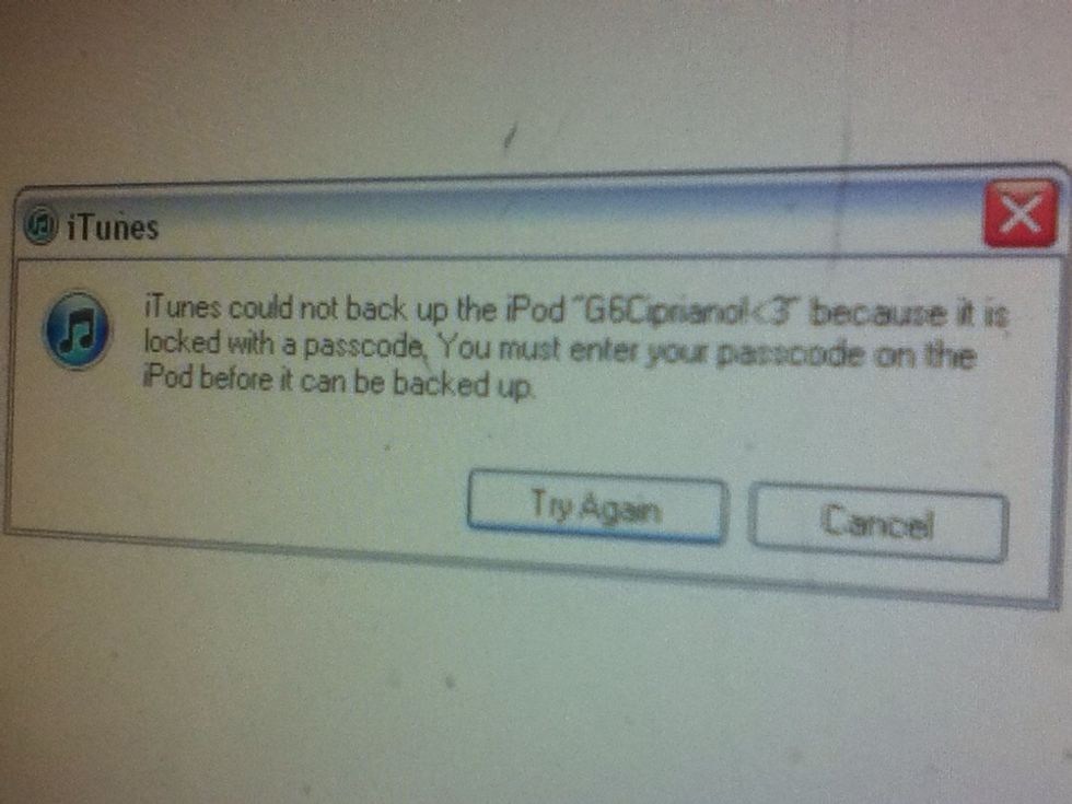 You can skip back-up and go straight to downloading and restoring your iPod however if there is a software needed for update.