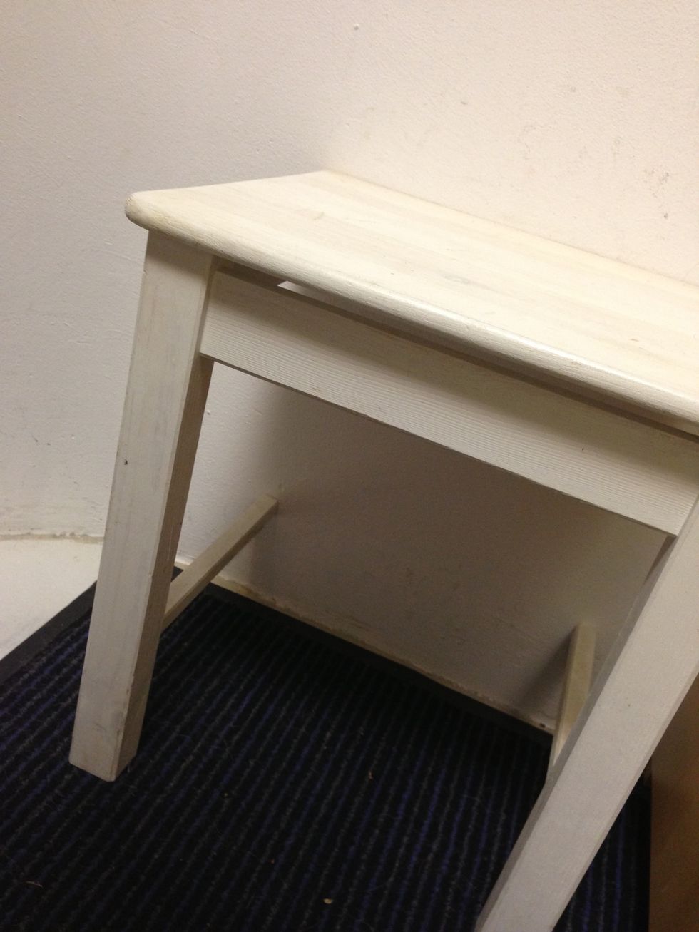 You can still use the other half as a wall- mounted stool! This is great to sit down when putting on your shoes. Nothing gets wasted...