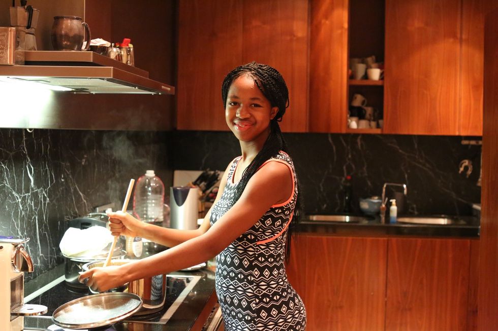 You can stir your samp when it is done