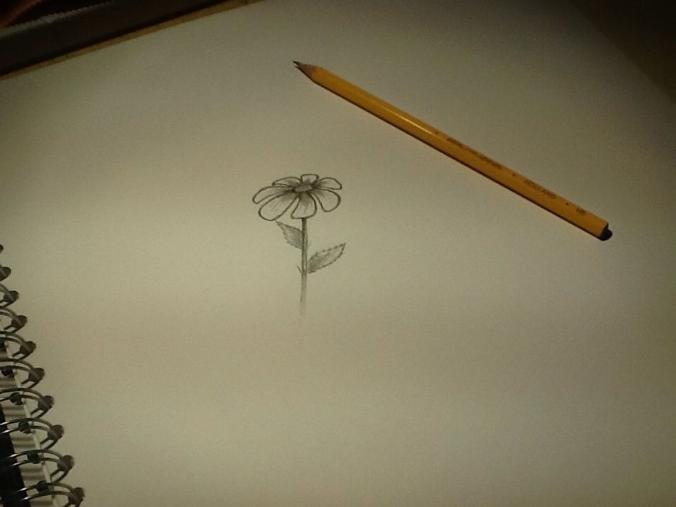 You can stop now, or you can colour it in. I'll finish the guide with colour, so you can see what it could look like