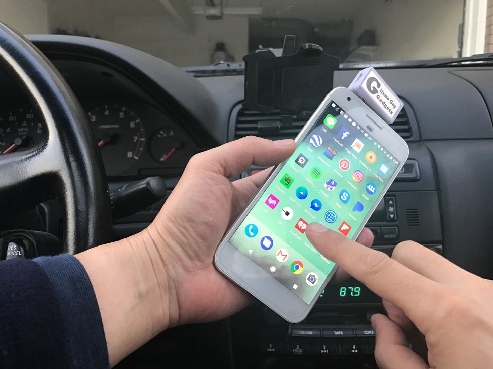 You can stream music from your favorite music app like iHeartRadio