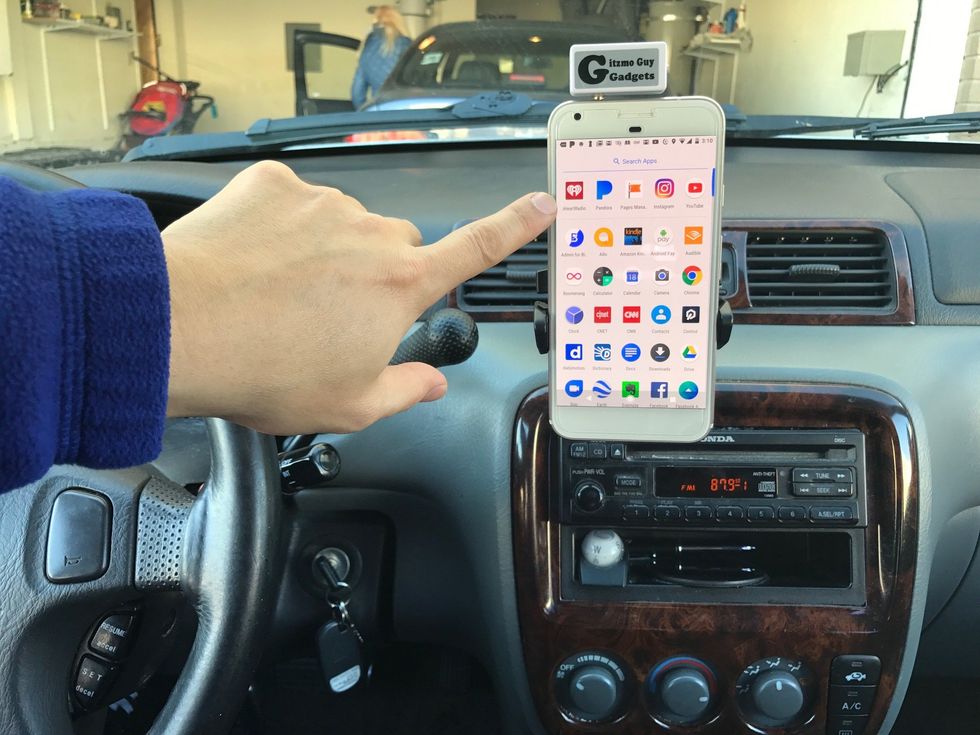 You can stream music or podcast from popular music sites like Pandora, iHeartRadio, Spotify and more..