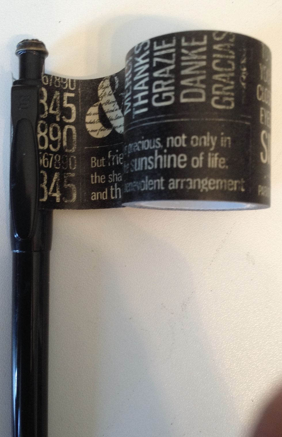 You can take the washi tape on both ways.