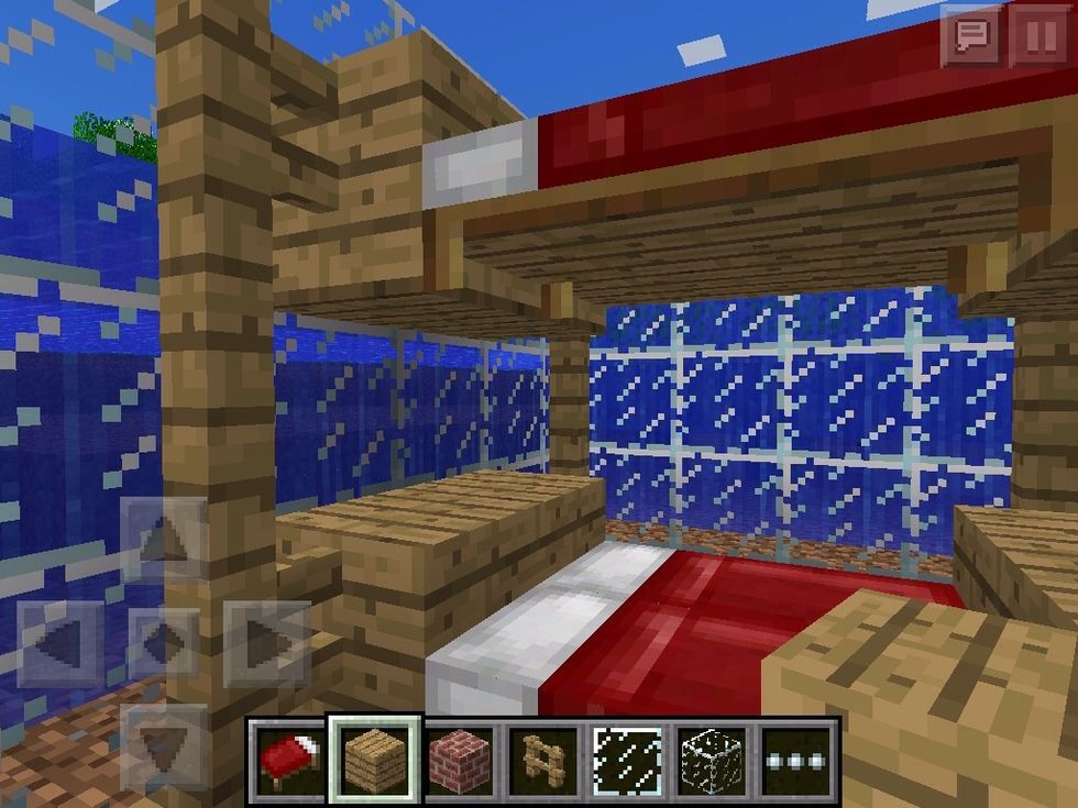 You can take these away if you want. I only took away the middle blocks