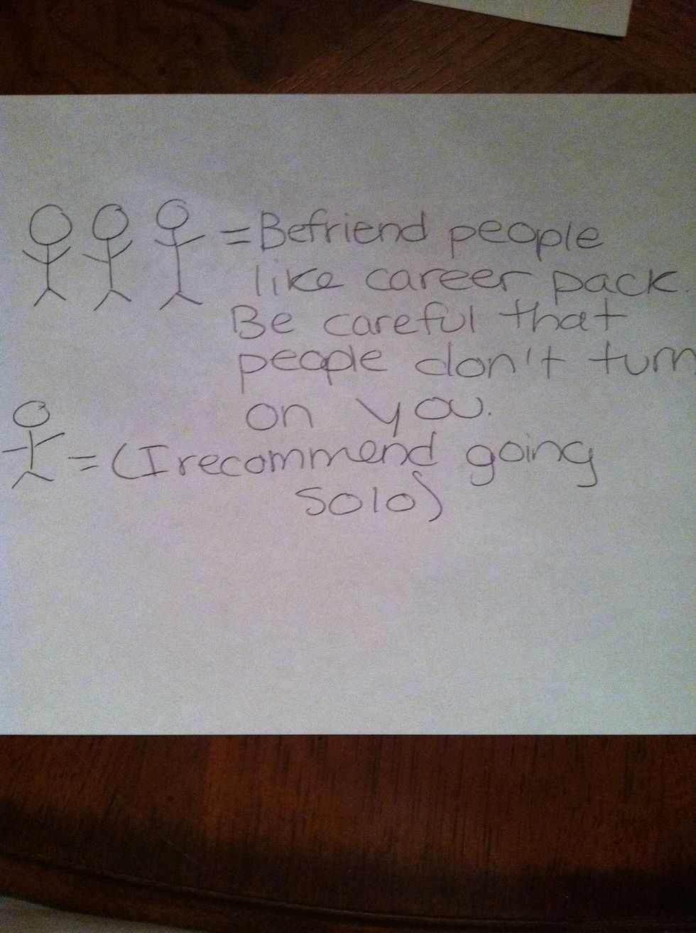 You can team up with people at your own risk