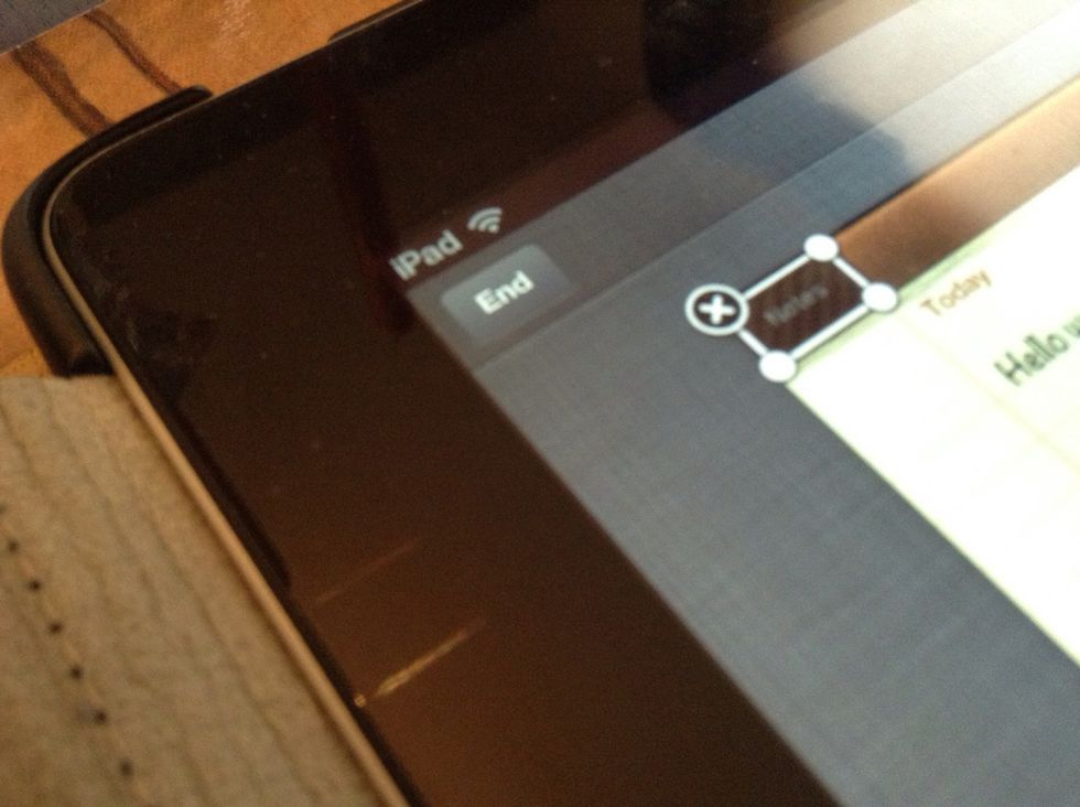 You can then click end in the top left corner. This will completely unlock your device.