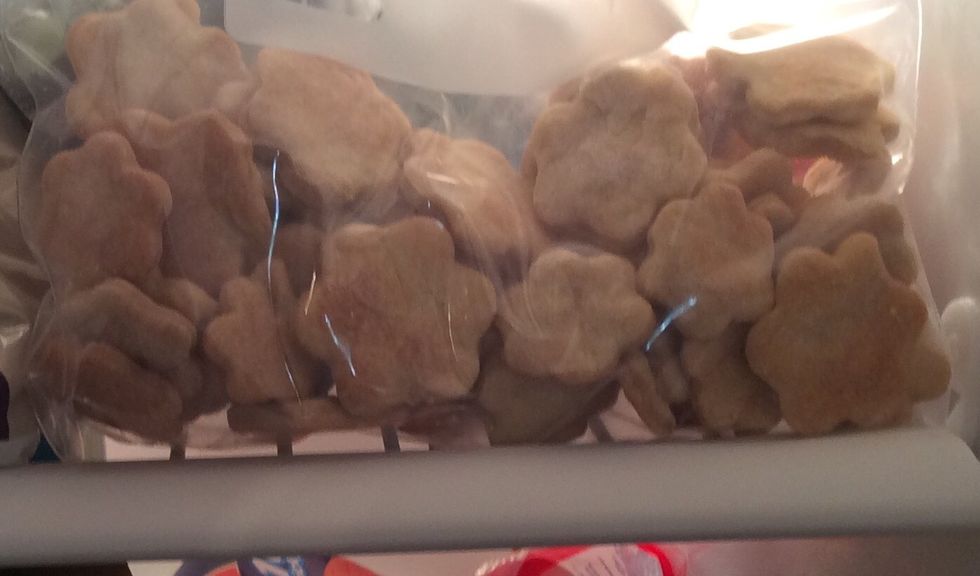 You can then in the freezer