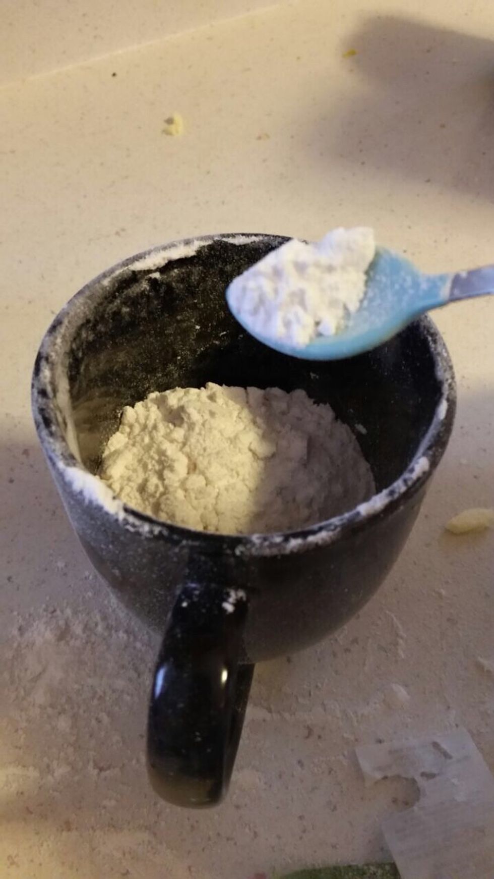 You can use any baking power its nothing in specific
