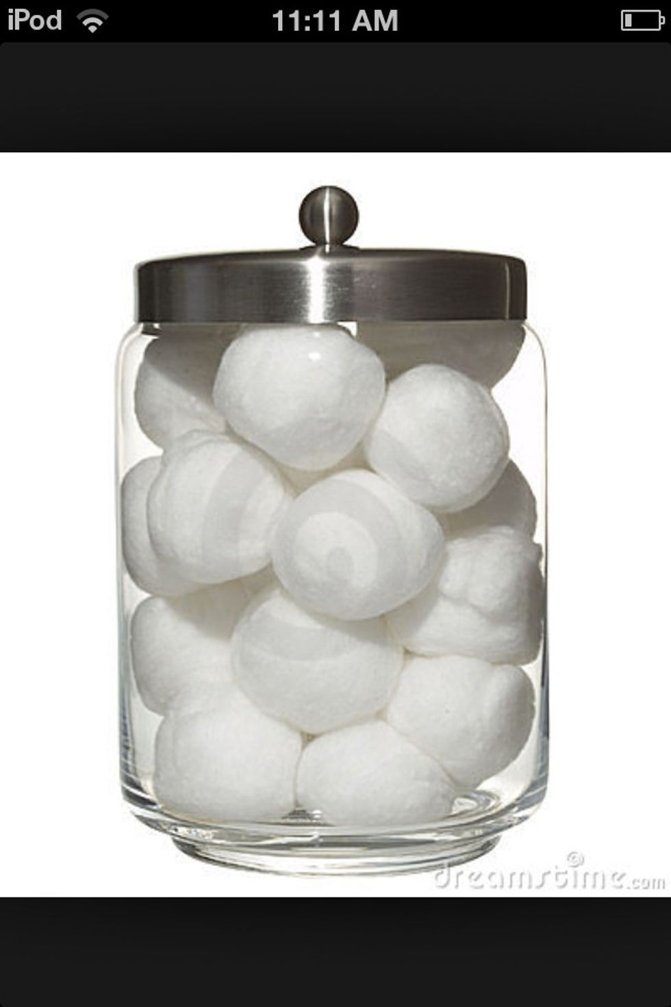 You can use cotton balls instead of a paper towel or napkin \ud83d\ude10