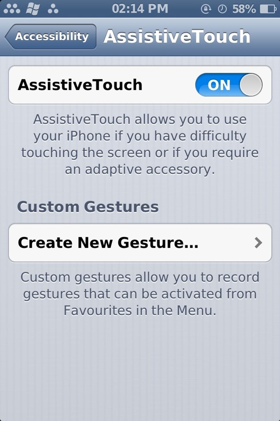 You can use custom gestures also but default is okey