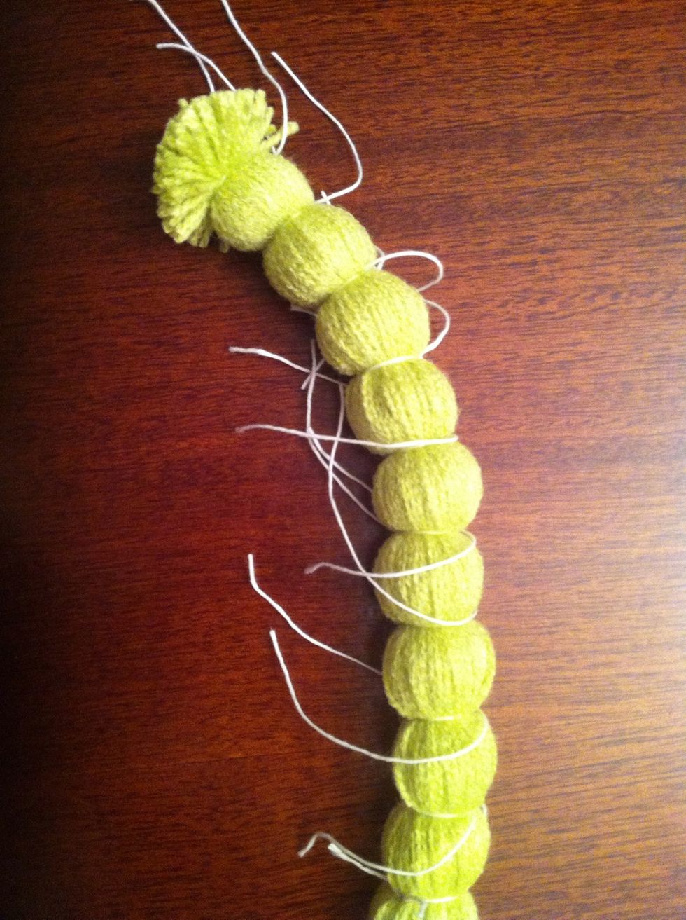 You can use different color wool